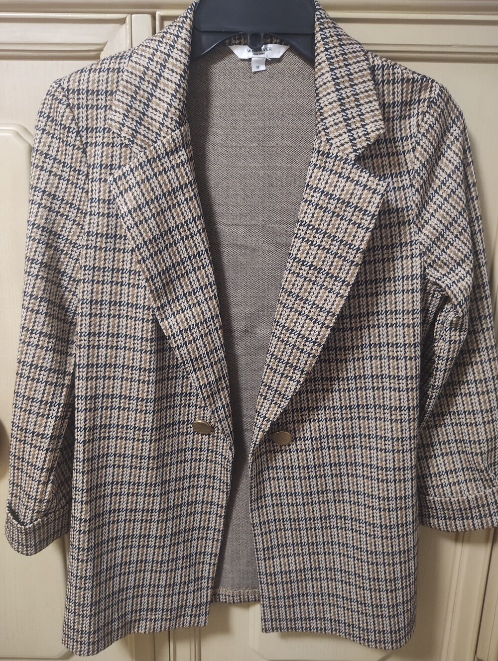 Wearever Women's Plaid Blazer